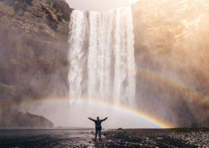 Rainbow and Waterfall